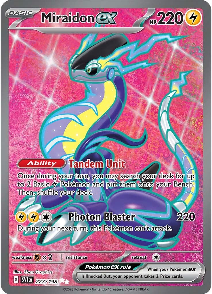 Miraidon ex (227/198) [Scarlet & Violet: Base Set] | L.A. Mood Comics and Games