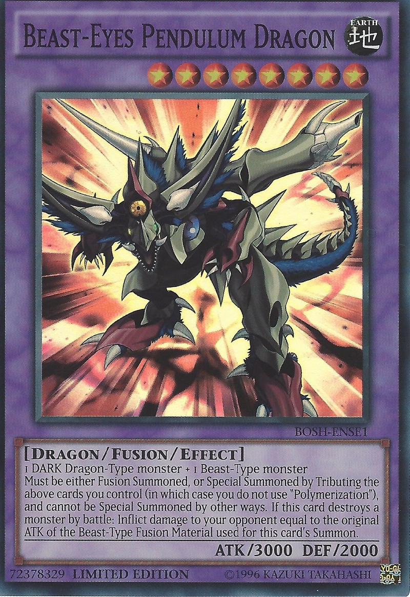 Beast-Eyes Pendulum Dragon [BOSH-ENSE1] Super Rare | L.A. Mood Comics and Games