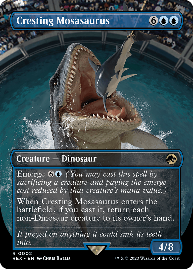 Cresting Mosasaurus (Borderless) [Jurassic World Collection] | L.A. Mood Comics and Games