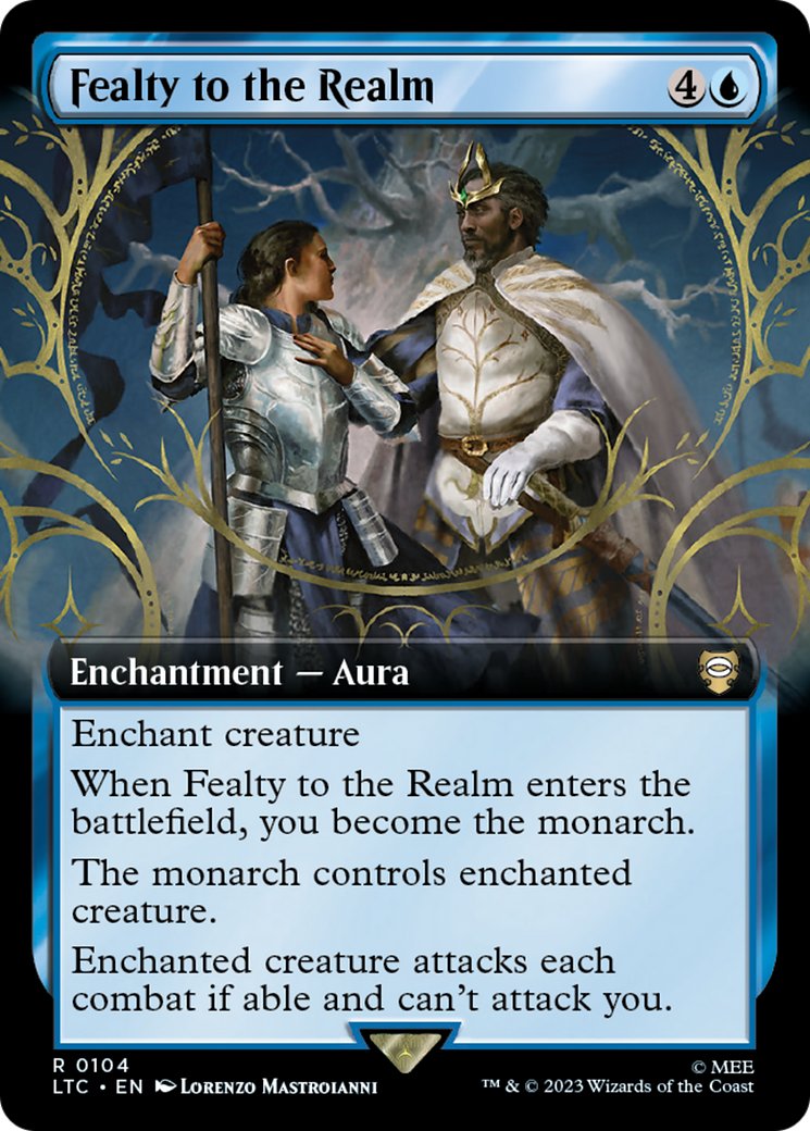 Fealty to the Realm (Extended Art) [The Lord of the Rings: Tales of Middle-Earth Commander] | L.A. Mood Comics and Games