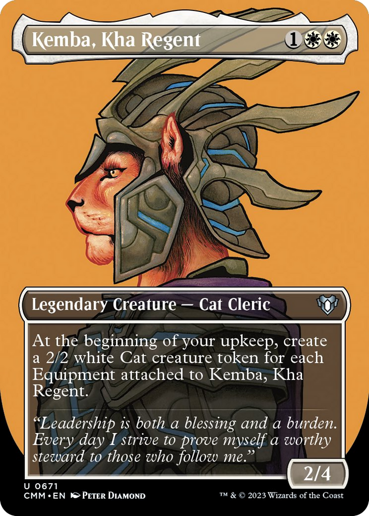 Kemba, Kha Regent (Borderless Profile) [Commander Masters] | L.A. Mood Comics and Games