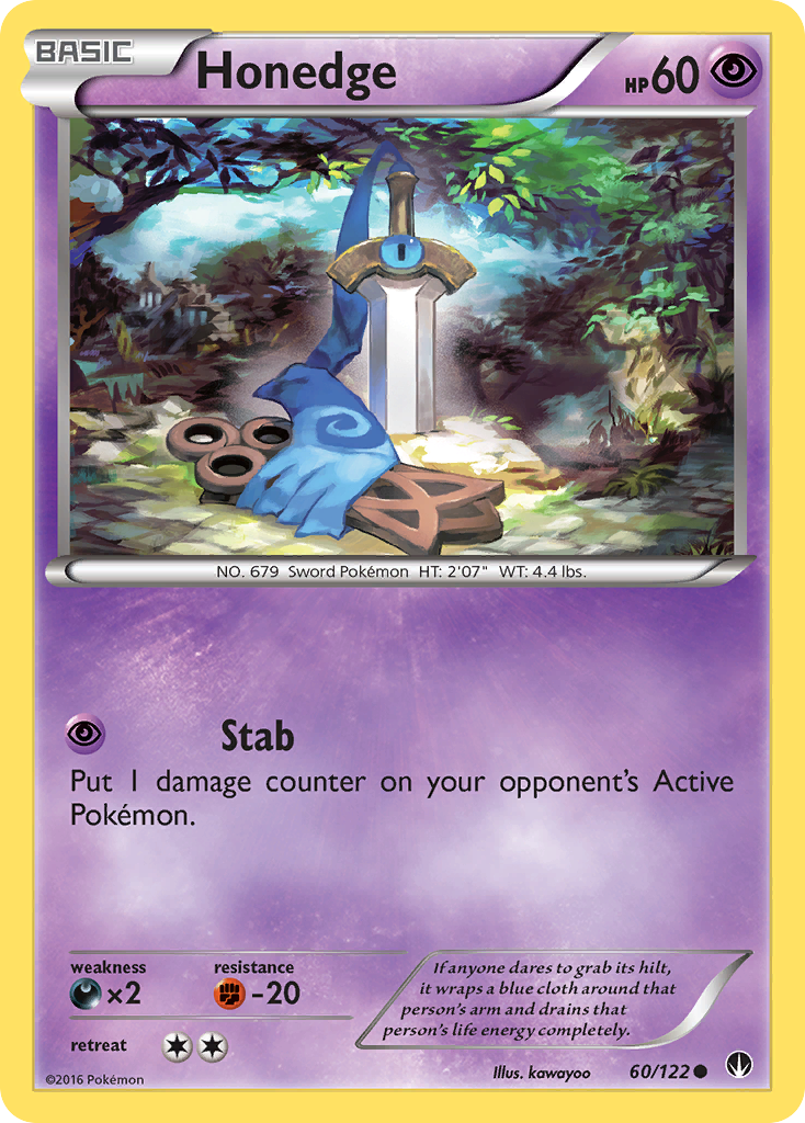 Honedge (60/122) [XY: BREAKpoint] | L.A. Mood Comics and Games