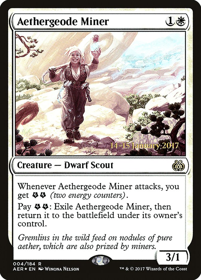 Aethergeode Miner [Aether Revolt Prerelease Promos] | L.A. Mood Comics and Games