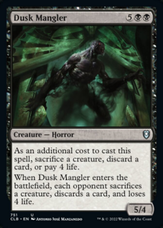 Dusk Mangler [Commander Legends: Battle for Baldur's Gate] | L.A. Mood Comics and Games