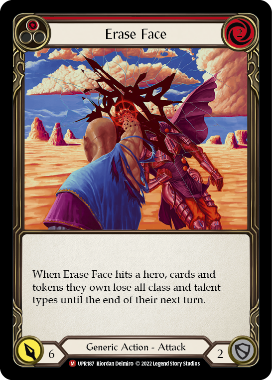 Erase Face [UPR187] (Uprising)  Rainbow Foil | L.A. Mood Comics and Games