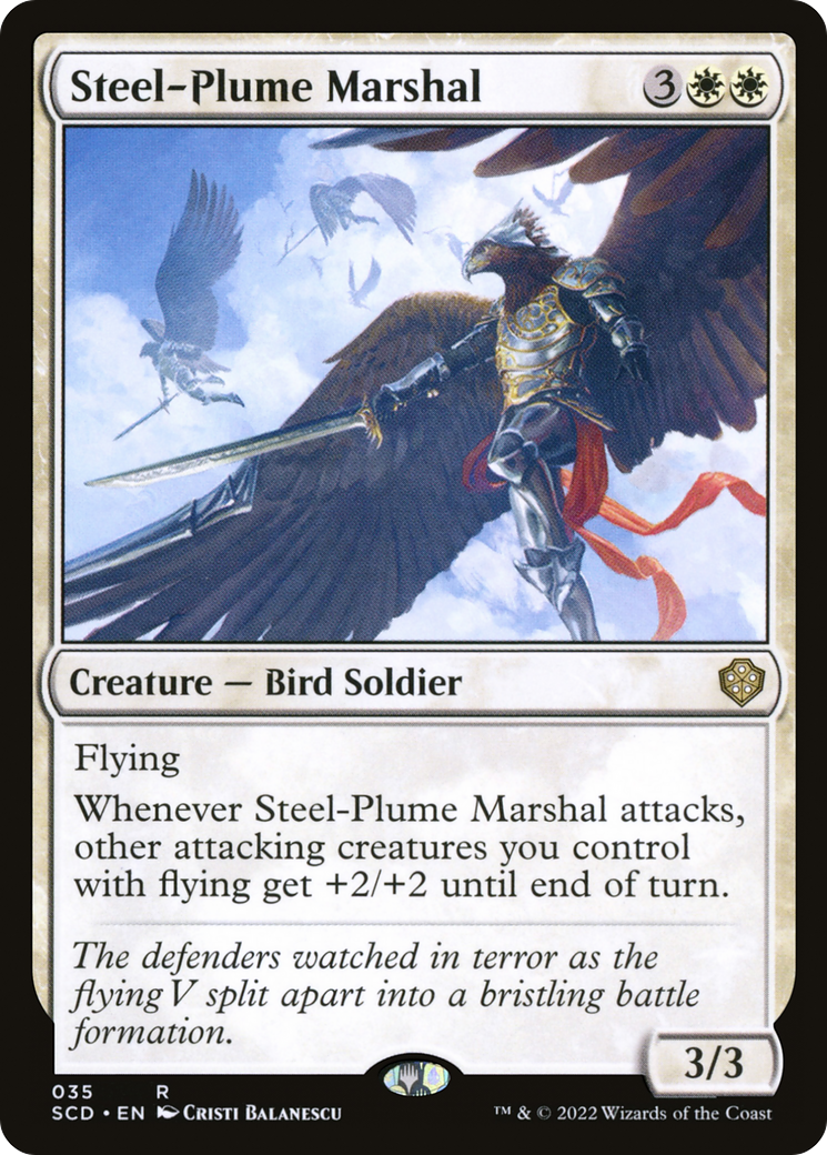 Steel-Plume Marshal [Starter Commander Decks] | L.A. Mood Comics and Games