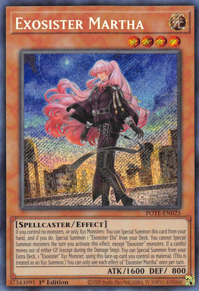 Exosister Martha [POTE-EN025] Secret Rare | L.A. Mood Comics and Games