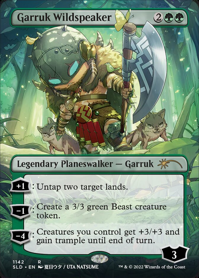 Garruk Wildspeaker (Borderless) [Secret Lair Drop Series] | L.A. Mood Comics and Games