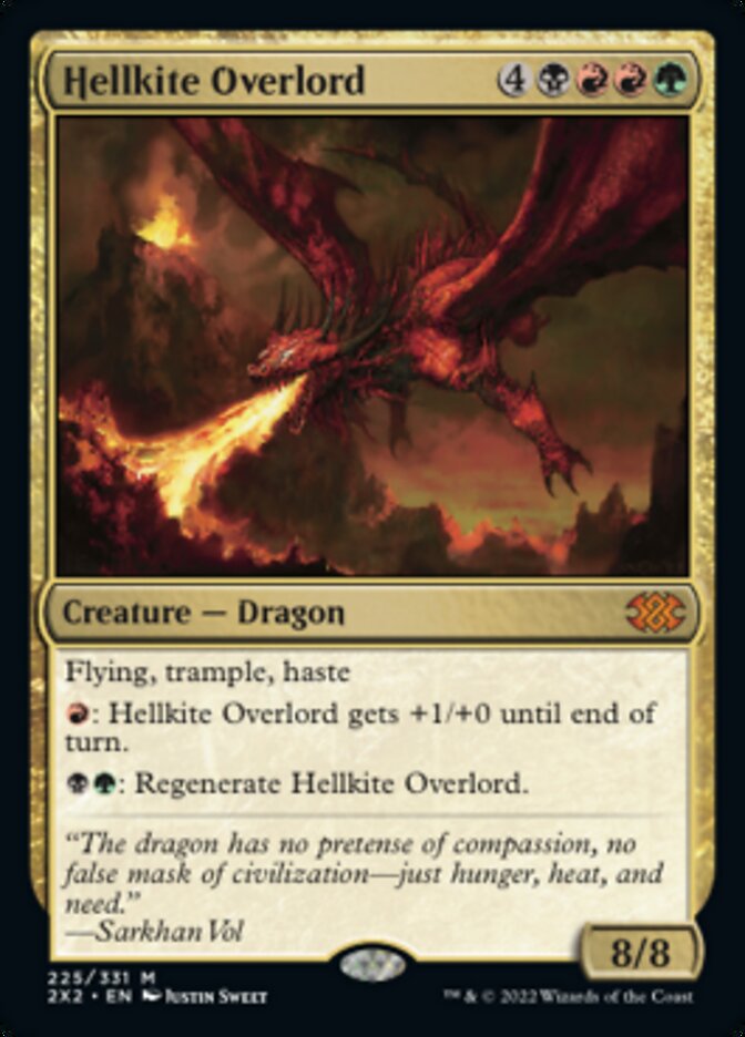 Hellkite Overlord [Double Masters 2022] | L.A. Mood Comics and Games