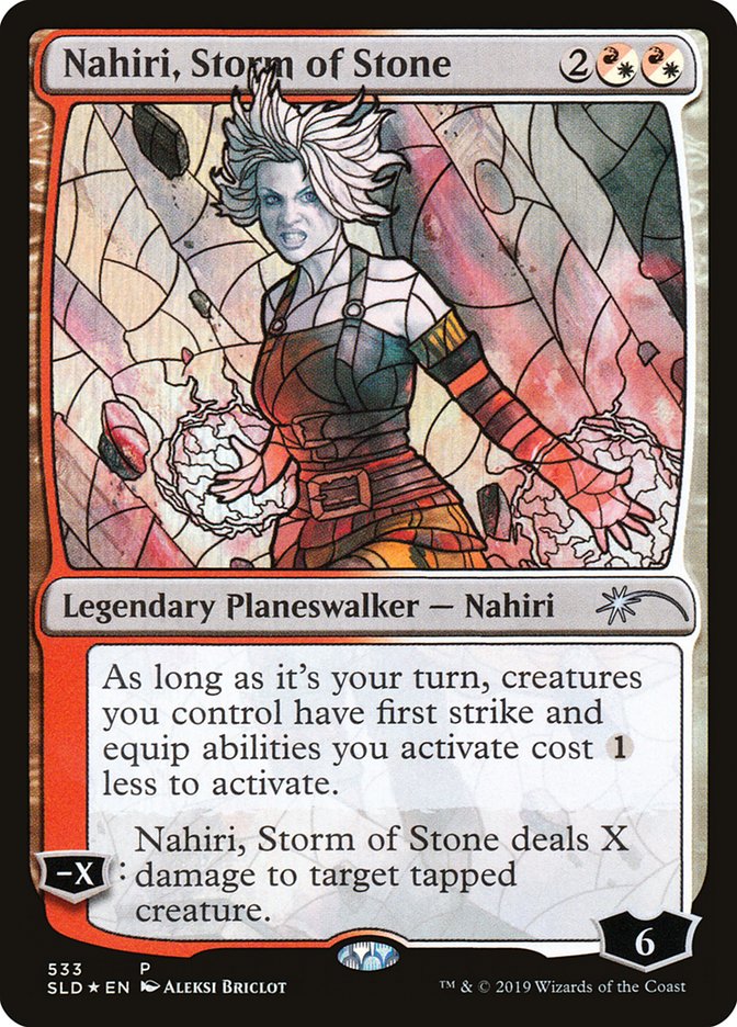 Nahiri, Storm of Stone (Stained Glass) [Secret Lair Drop Promos] | L.A. Mood Comics and Games