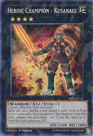 Heroic Champion - Kusanagi [BP03-EN125] Shatterfoil Rare | L.A. Mood Comics and Games