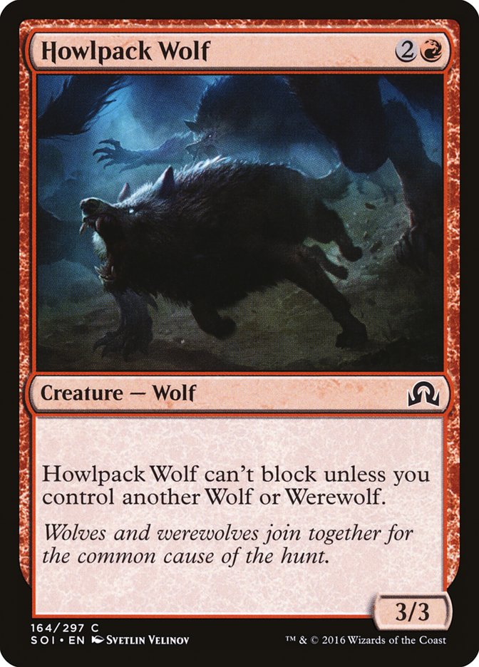 Howlpack Wolf [Shadows over Innistrad] | L.A. Mood Comics and Games