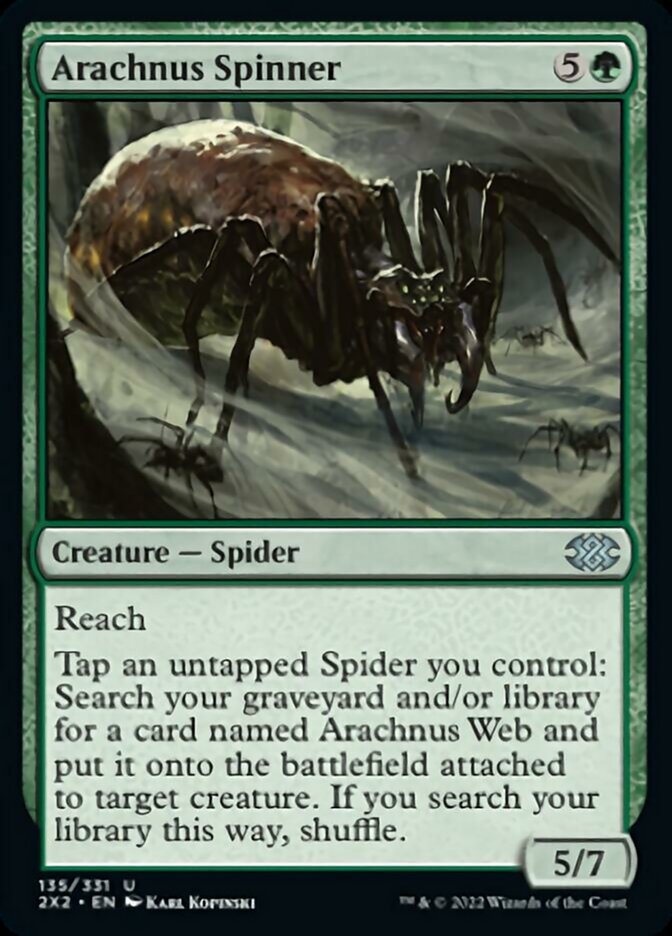 Arachnus Spinner [Double Masters 2022] | L.A. Mood Comics and Games