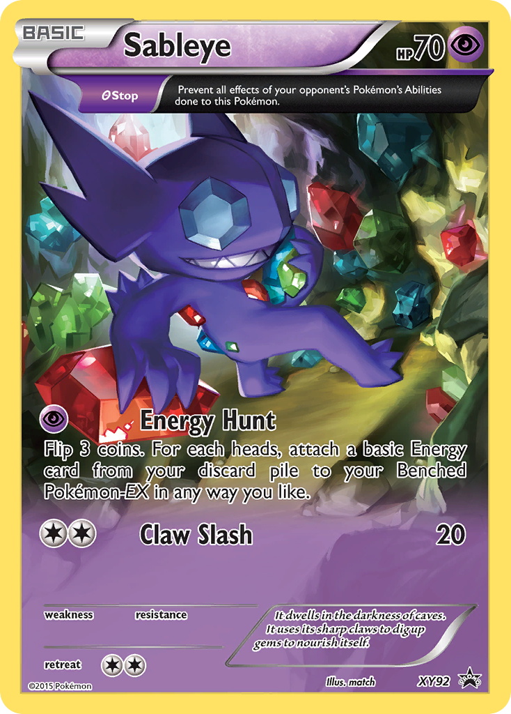 Sableye (XY92) [XY: Black Star Promos] | L.A. Mood Comics and Games