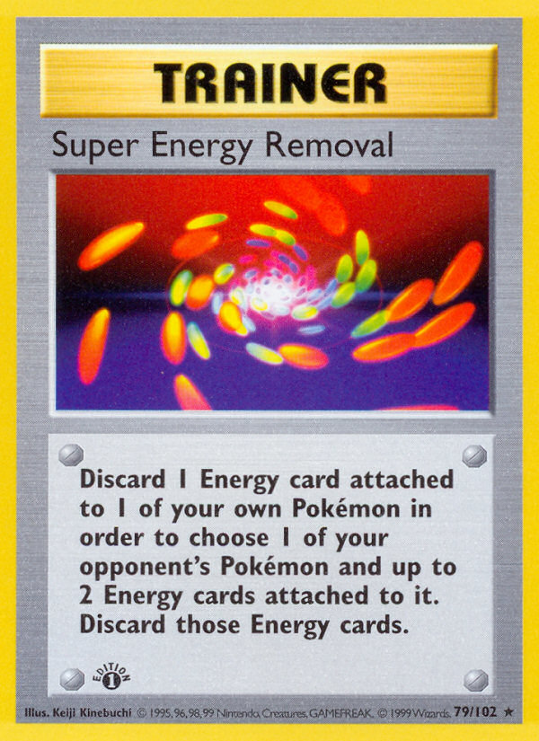 Super Energy Removal (79/102) (Shadowless) [Base Set 1st Edition] | L.A. Mood Comics and Games