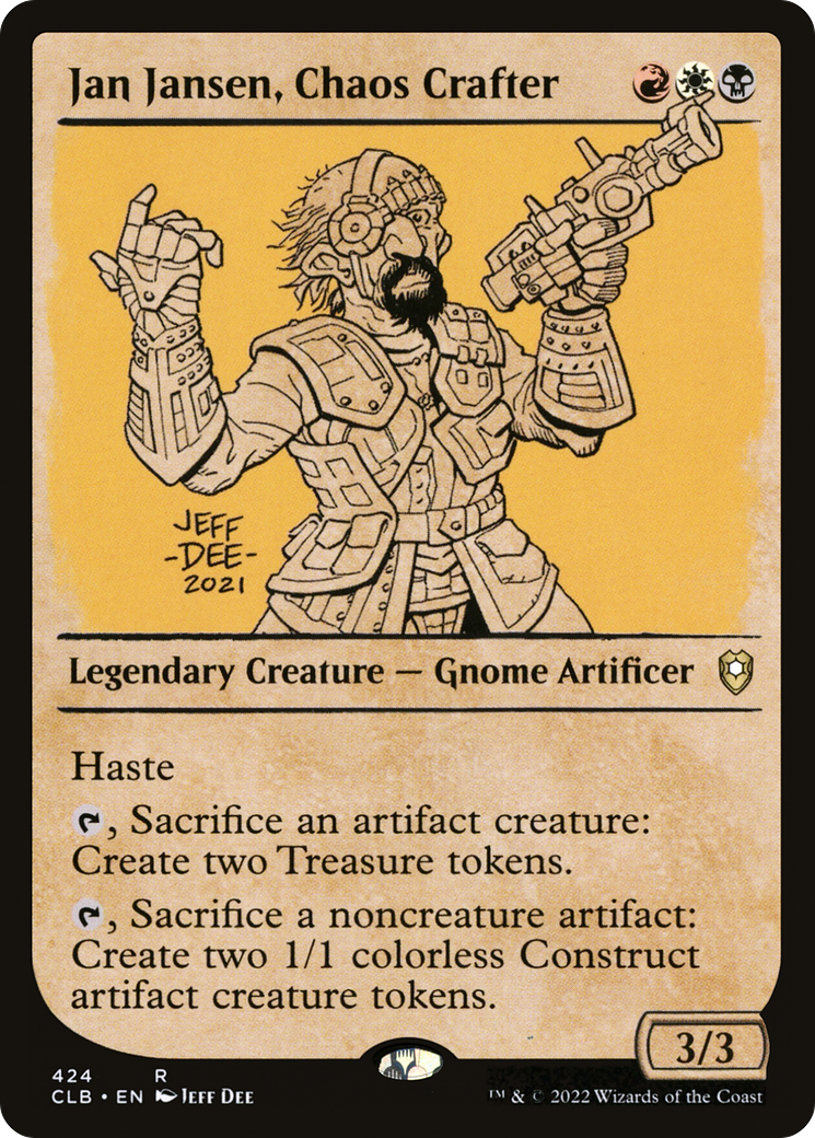 Jan Jansen, Chaos Crafter (Showcase) [Commander Legends: Battle for Baldur's Gate] | L.A. Mood Comics and Games