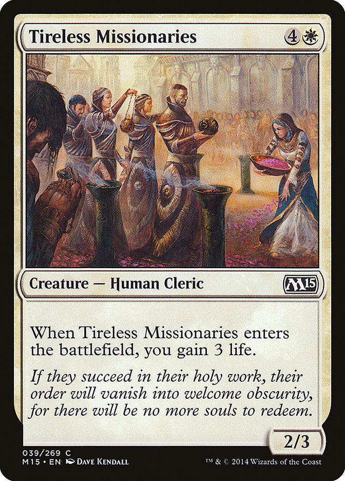 Tireless Missionaries [Magic 2015] | L.A. Mood Comics and Games