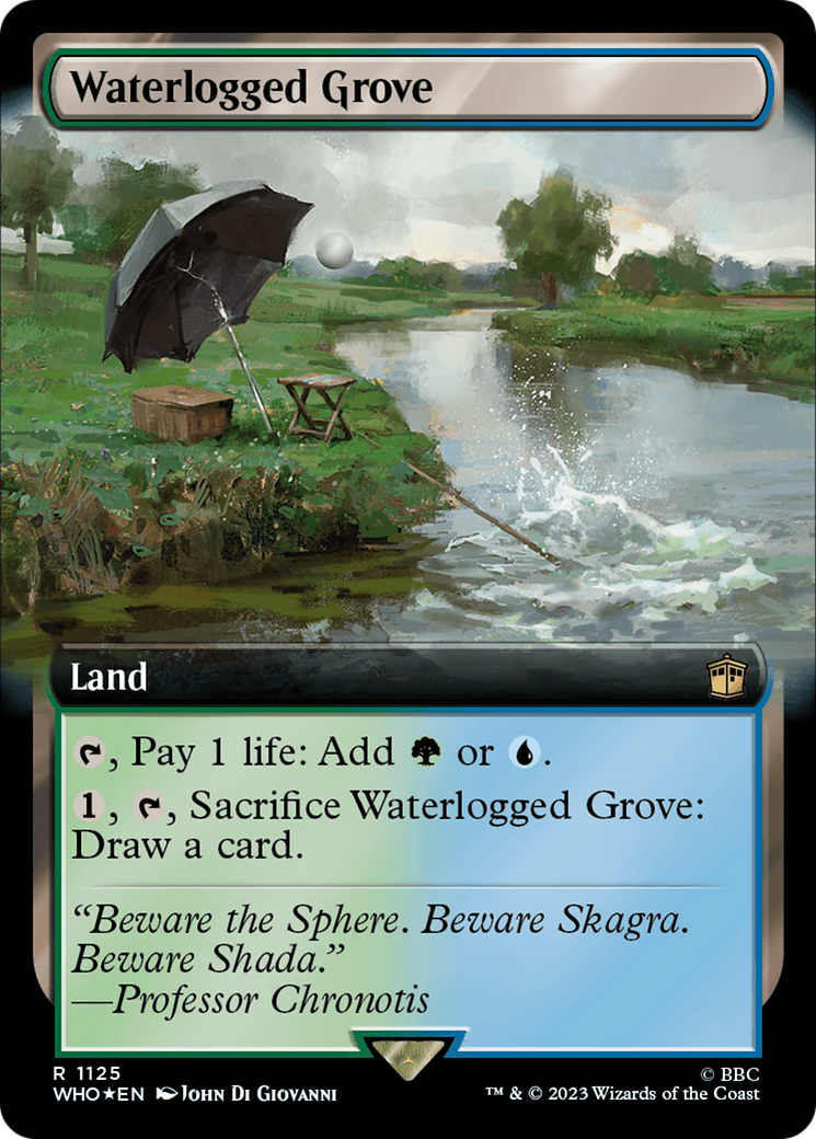 Waterlogged Grove (Extended Art) (Surge Foil) [Doctor Who] | L.A. Mood Comics and Games