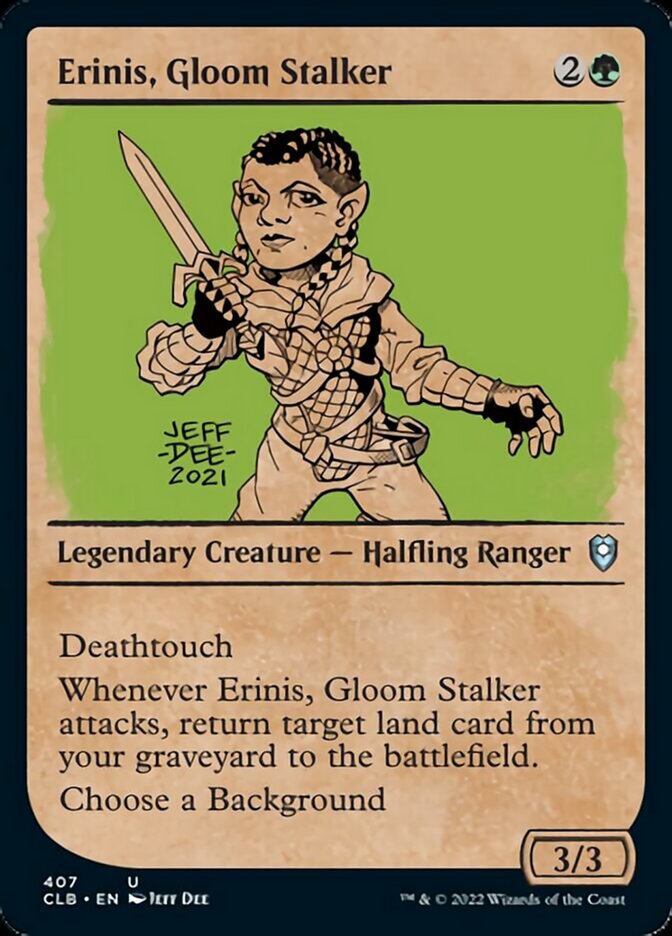 Erinis, Gloom Stalker (Showcase) [Commander Legends: Battle for Baldur's Gate] | L.A. Mood Comics and Games