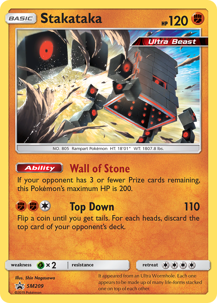 Stakataka (SM209) [Sun & Moon: Black Star Promos] | L.A. Mood Comics and Games