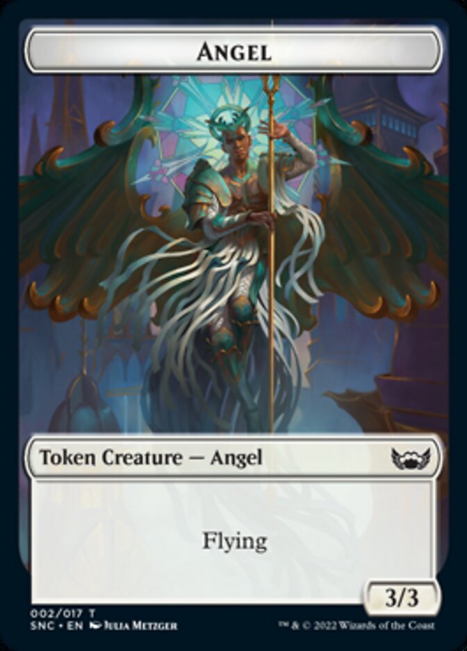 Angel Token [Streets of New Capenna Tokens] | L.A. Mood Comics and Games