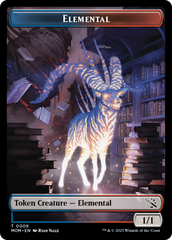 Elemental (9) // Teferi's Talent Emblem Double-Sided Token [March of the Machine Tokens] | L.A. Mood Comics and Games