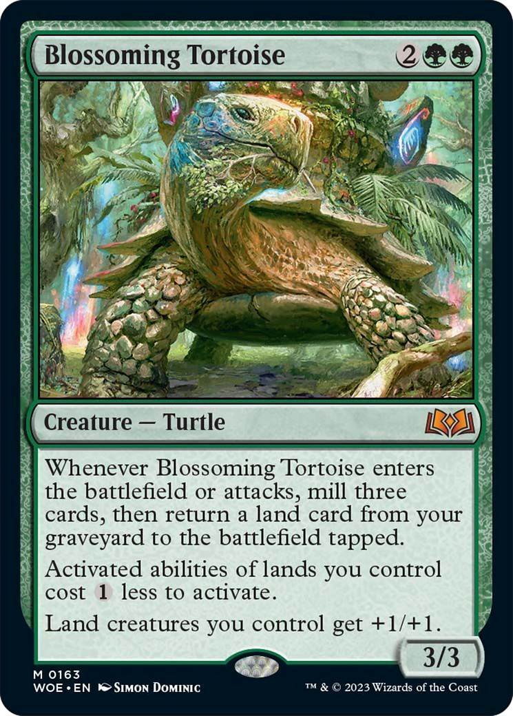 Blossoming Tortoise [Wilds of Eldraine] | L.A. Mood Comics and Games