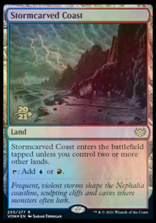 Stormcarved Coast [Innistrad: Crimson Vow Prerelease Promos] | L.A. Mood Comics and Games