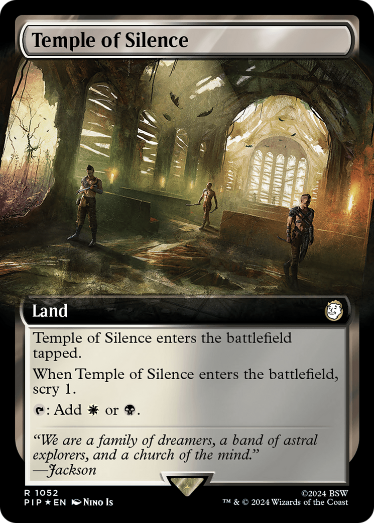 Temple of Silence (Extended Art) (Surge Foil) [Fallout] | L.A. Mood Comics and Games