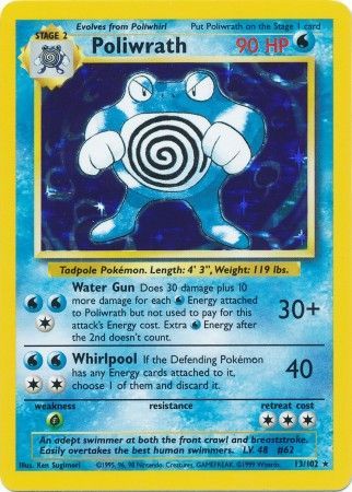 Poliwrath (13/102) [Base Set Unlimited] | L.A. Mood Comics and Games