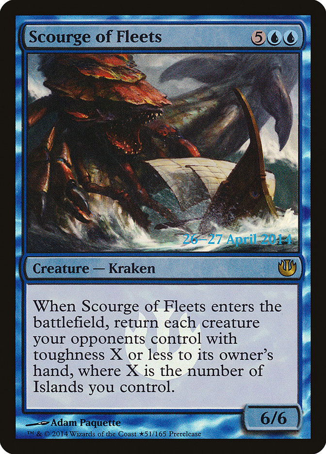 Scourge of Fleets [Journey into Nyx Prerelease Promos] | L.A. Mood Comics and Games