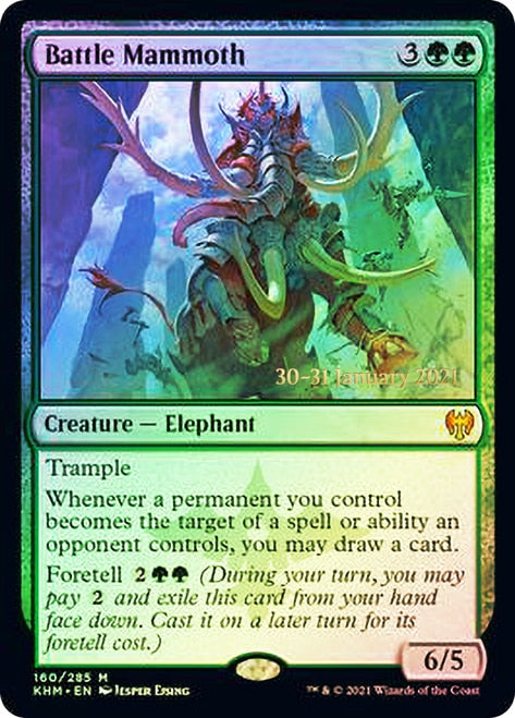 Battle Mammoth [Kaldheim Prerelease Promos] | L.A. Mood Comics and Games