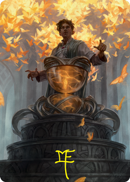 Introduction to Prophecy Art Card (Gold-Stamped Signature) [Strixhaven: School of Mages Art Series] | L.A. Mood Comics and Games