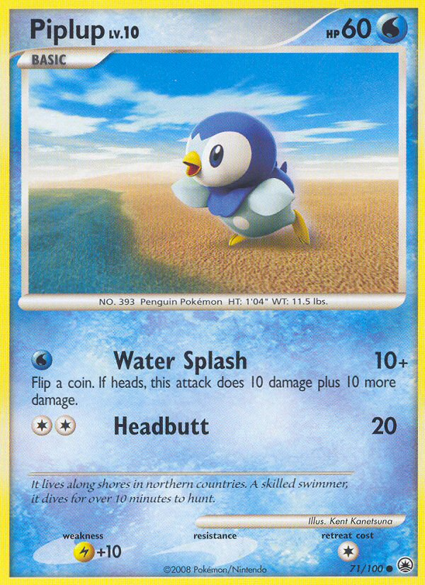 Piplup (71/100) [Diamond & Pearl: Majestic Dawn] | L.A. Mood Comics and Games