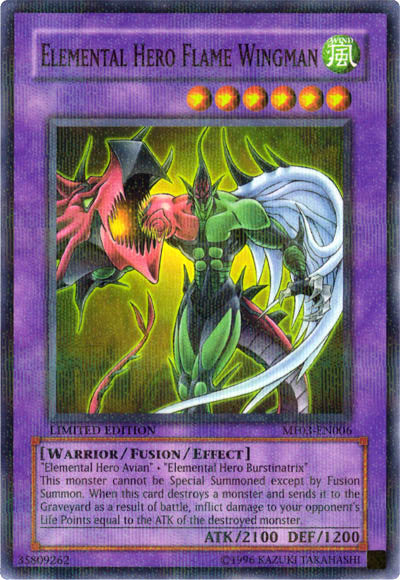 Elemental Hero Flame Wingman [MF03-EN006] Parallel Rare | L.A. Mood Comics and Games