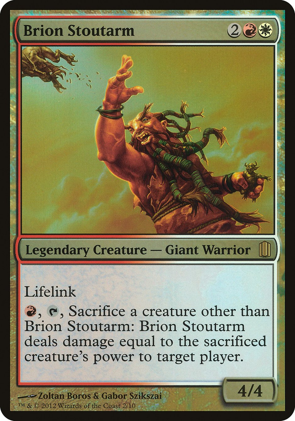 Brion Stoutarm (Oversized) [Commander's Arsenal Oversized] | L.A. Mood Comics and Games
