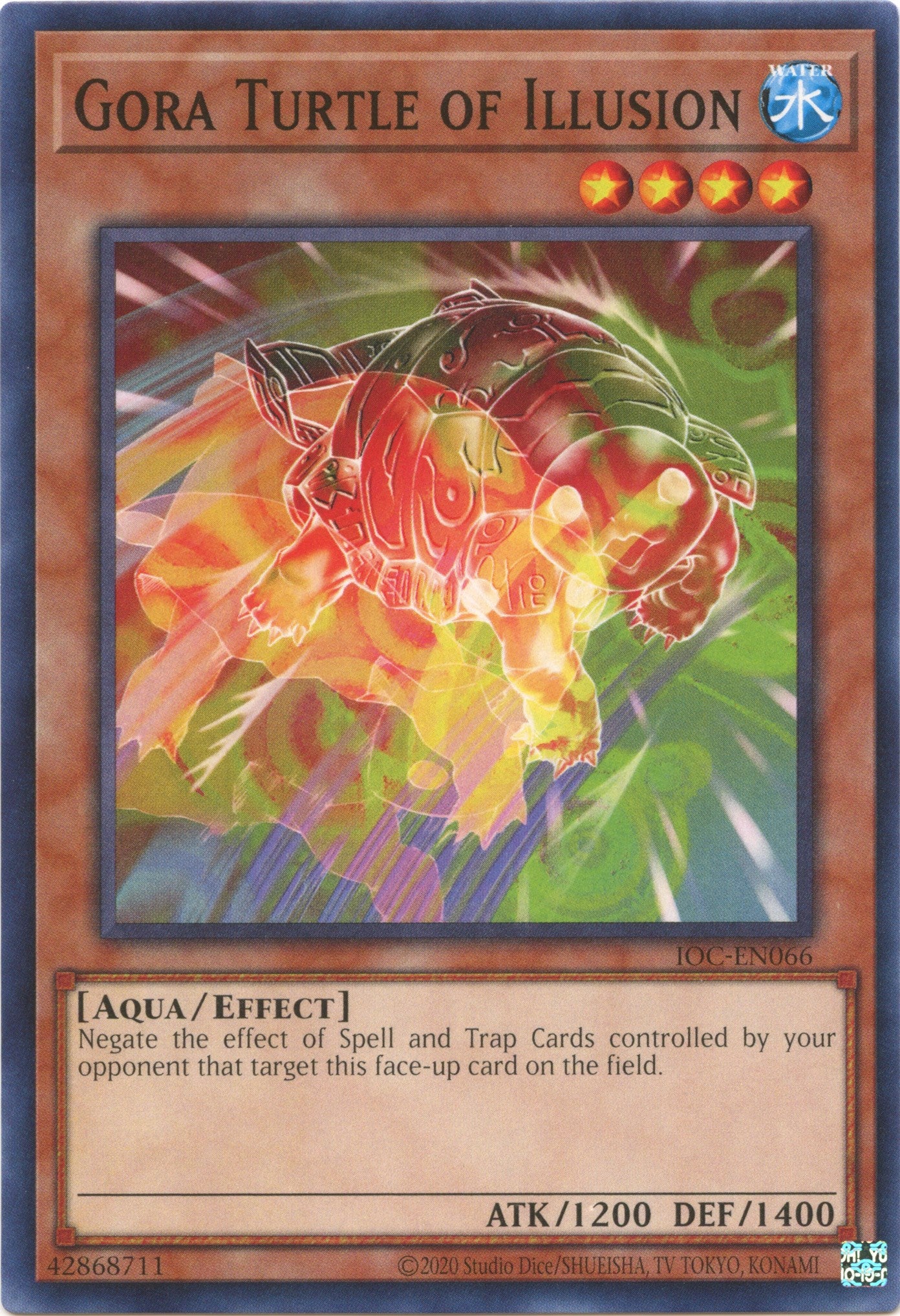 Gora Turtle of Illusion (25th Anniversary) [IOC-EN066] Common | L.A. Mood Comics and Games