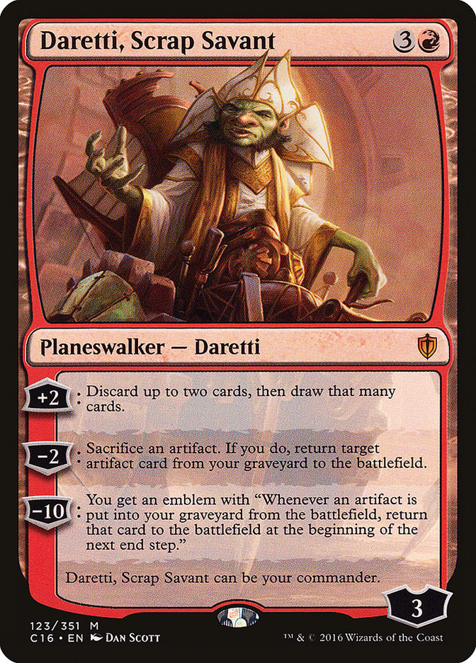 Daretti, Scrap Savant [Commander 2016] | L.A. Mood Comics and Games