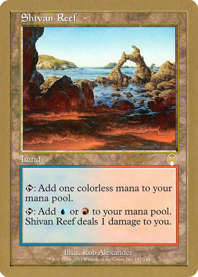 Shivan Reef (Sim Han How) [World Championship Decks 2002] | L.A. Mood Comics and Games