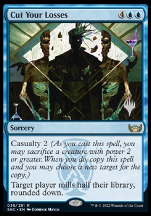 Cut Your Losses (Promo Pack) [Streets of New Capenna Promos] | L.A. Mood Comics and Games