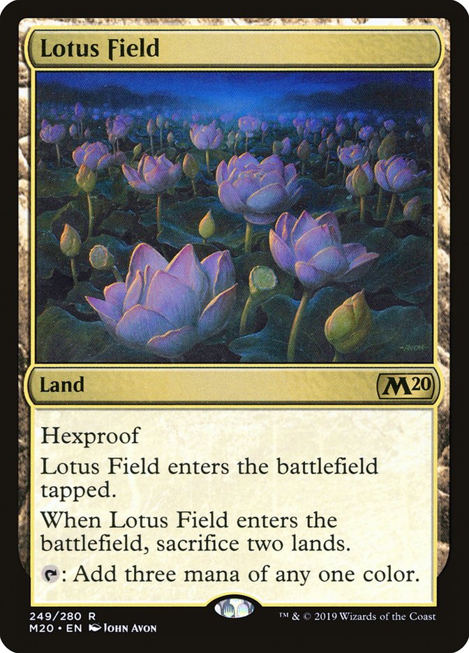 Lotus Field [Core Set 2020] | L.A. Mood Comics and Games