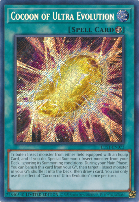 Cocoon of Ultra Evolution [LDS1-EN073] Secret Rare | L.A. Mood Comics and Games