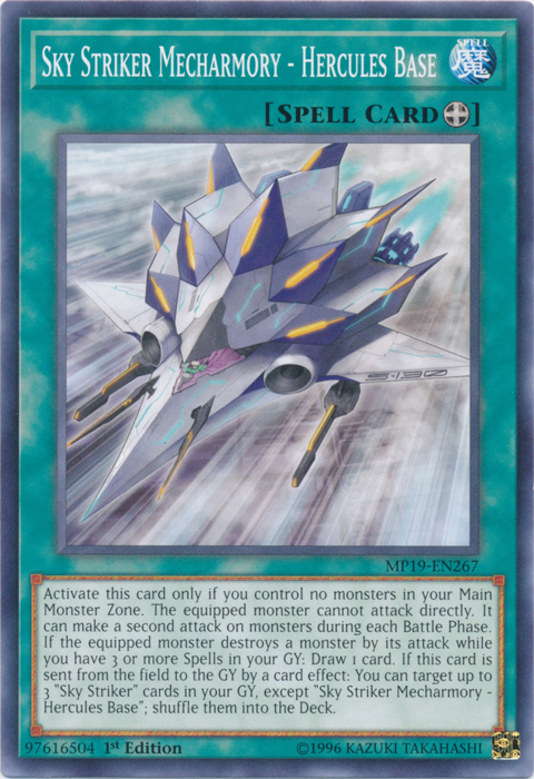 Sky Striker Mecharmory - Hercules Base [MP19-EN267] Common | L.A. Mood Comics and Games