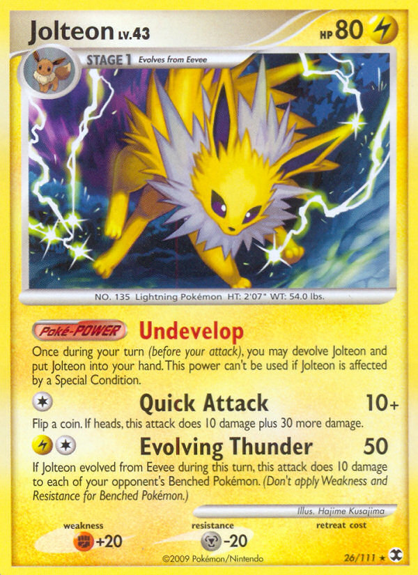 Jolteon (26/111) [Platinum: Rising Rivals] | L.A. Mood Comics and Games