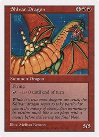 Shivan Dragon (Oversized) [Oversize Cards] | L.A. Mood Comics and Games