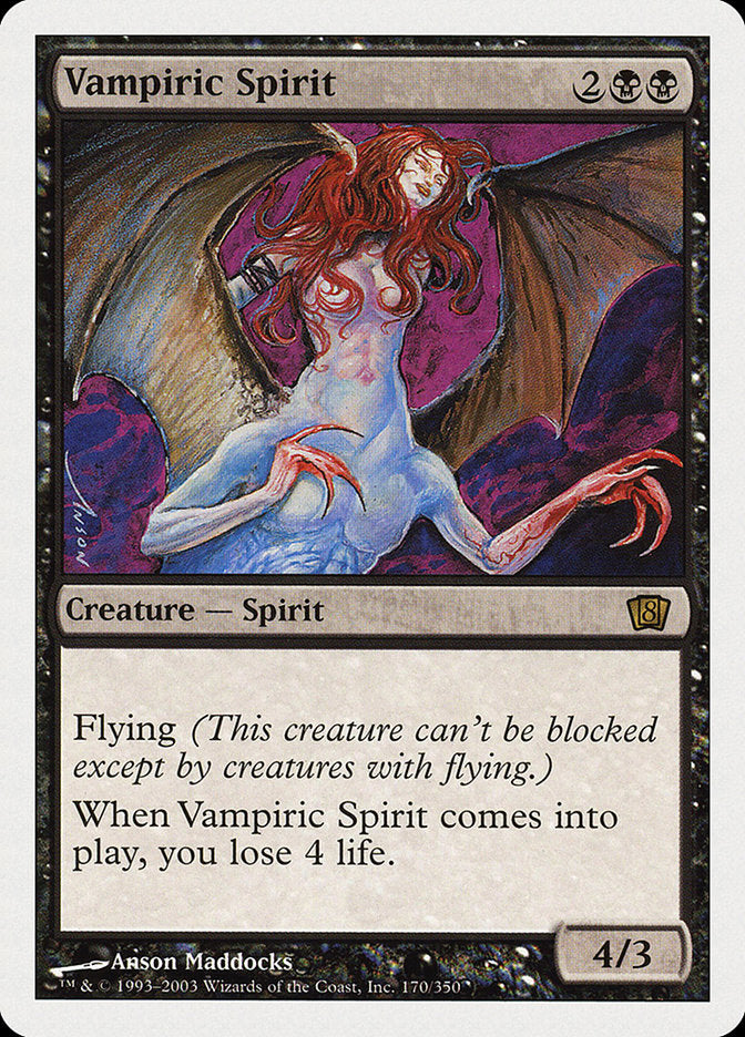 Vampiric Spirit (8th Edition) [Oversize Cards] | L.A. Mood Comics and Games