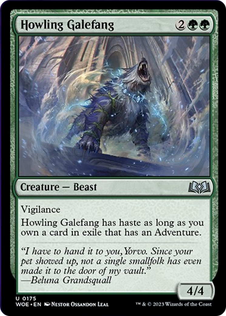 Howling Galefang [Wilds of Eldraine] | L.A. Mood Comics and Games
