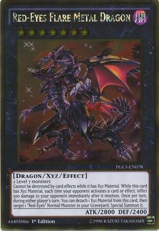 Red-Eyes Flare Metal Dragon [PGL3-EN078] Gold Rare | L.A. Mood Comics and Games