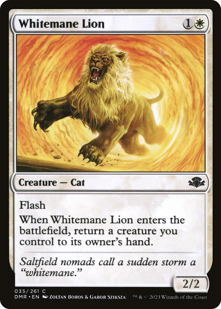 Whitemane Lion [Dominaria Remastered] | L.A. Mood Comics and Games