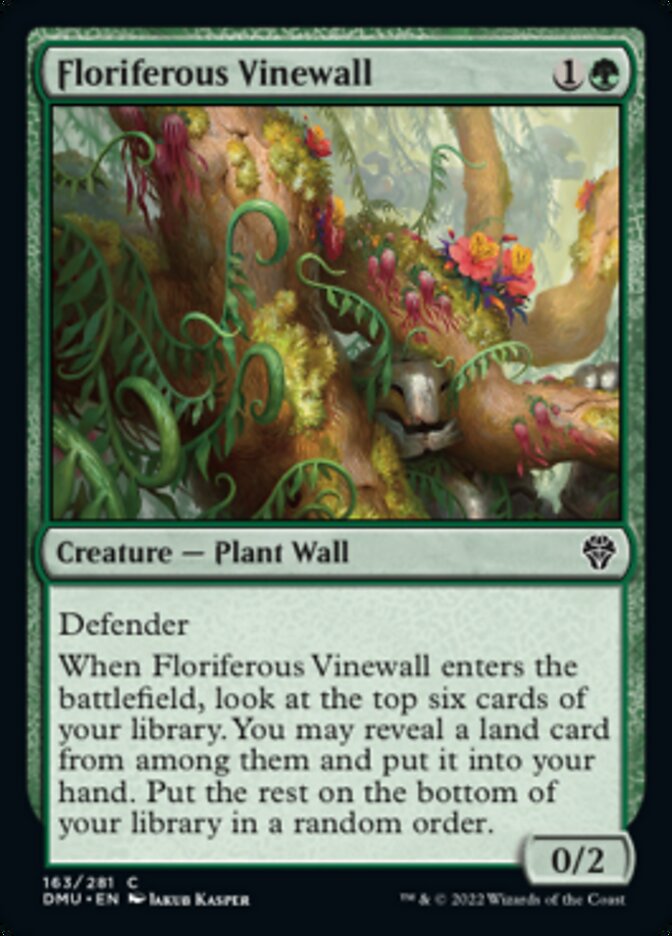 Floriferous Vinewall [Dominaria United] | L.A. Mood Comics and Games